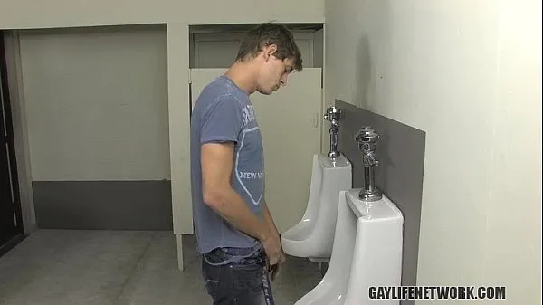 XXX Twink is Caught Looking at Cock in School Bathroom fresh Movies