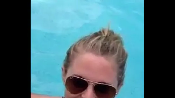 XXX Blowjob In Public Pool By Blonde, Recorded On Mobile Phone fresh Movies