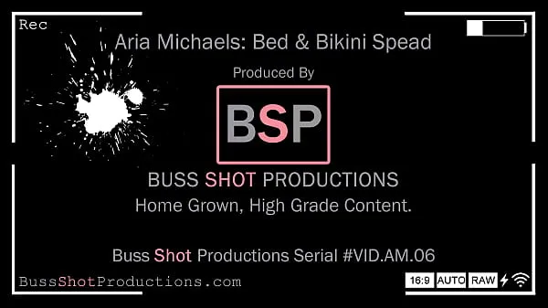 XXX AM.06 Aria Michaels Bed & Bikini Spread Preview fresh Movies
