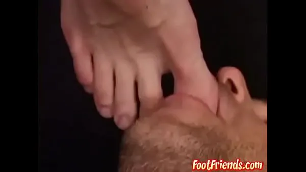 XXX Two horny hairy hunks in a sexy cum spilling feet action fresh Movies