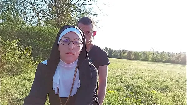 XXX This nun gets her ass filled with cum before she goes to church fresh Movies