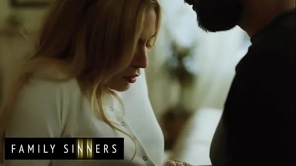 XXX Rough Sex Between Stepsiblings Blonde Babe (Aiden Ashley, Tommy Pistol) - Family Sinners Film segar