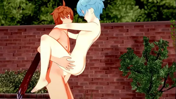 XXX Genshin Impact Yaoi - Tartaglia x Chongyun HardSex - Sissy crossdress Japanese Asian Manga Anime Game Porn Gay fresh Movies