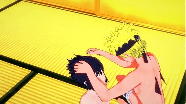 XXX Naruto Yaoi - Naruto x Sasuke Blowjob and Footjob - Sissy crossdress Japanese Asian Manga Anime Game Porn Gay fresh Movies