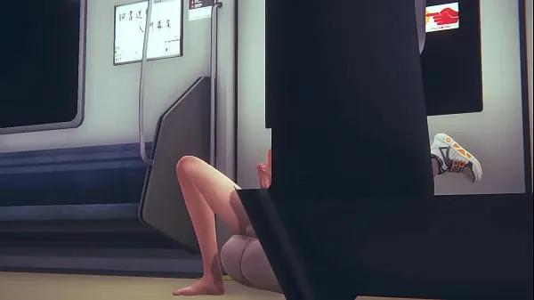 XXX Yaoi Femboy - Sex with a Futanari in subway pt.2 fresh Movies